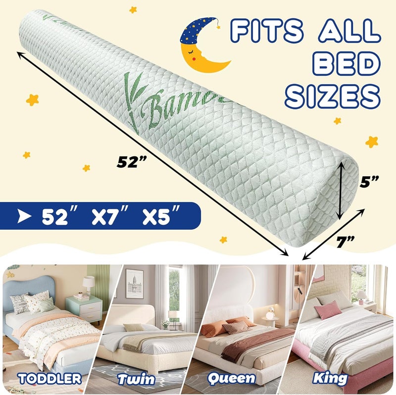 LVYSHOW Waterproof Bed Bumper for Toddler, Soft Baby Foam Rail for Full, Queen, Twin, King Size Bed, Green, 1 Pack - Image 3
